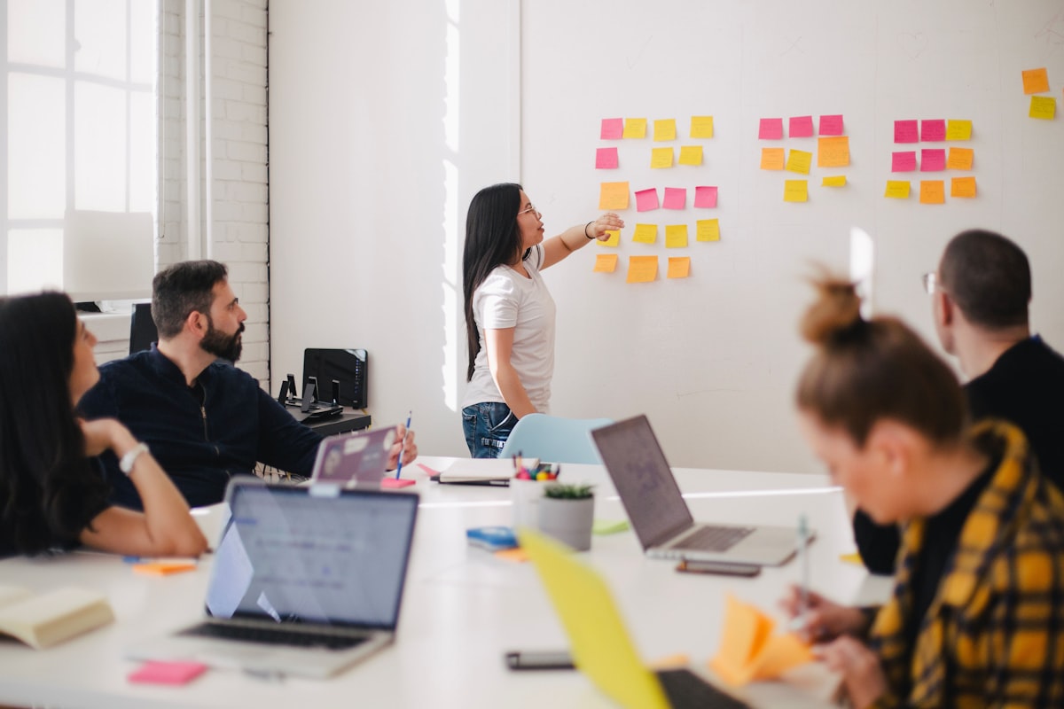 Marketing-Team analysiert Werbekampagnen-Performance